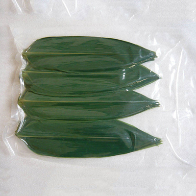 Feuilles en bambou fraîches Zongye 7.5cm de sashimi de décoration de sushi