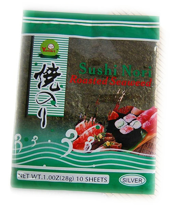 28g Yaki cacher Nori Seaweed 10 feuilles avec l'emballage original