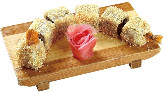 Sushi marinés par 1.2mm blancs roses Ginger Slic Strip In Bag 1.5kg