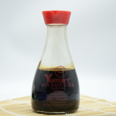 Emballage de détail foncé de la sauce de soja de lumière de style chinois d'OIN de HACCP 150ml
