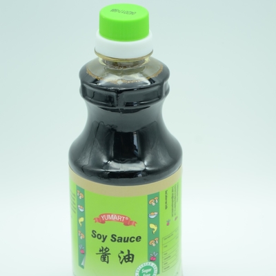 Le soja naturel de bouteille en verre de la sauce de soja de style japonais de supermarché 500ml a brassé