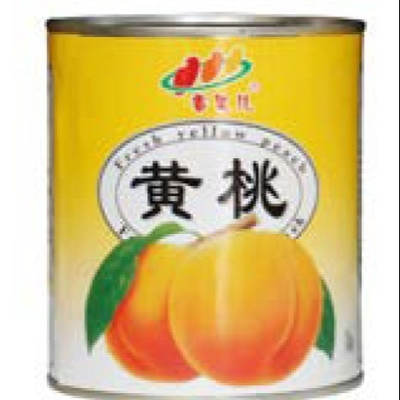 Pêche jaune en boîte par fruit instantané en sirop léger 425g 820g