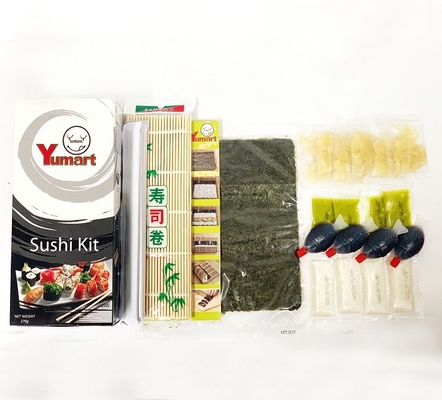 4 personnes conçoivent la cuisine en fonction du client de maison de Logo Sushi Making Set For