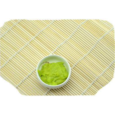 Le wasabi jaune-clair de sauce de soja saupoudre avec le paquet 1kg