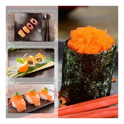 500g a assaisonné des cuisines de Roe Masago Orange For Japanese de capelan