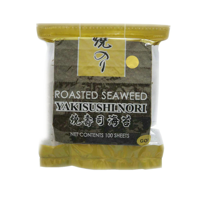 2.8g a rôti l'algue que le sushi Nori 50 de Yaki couvre la saveur naturelle