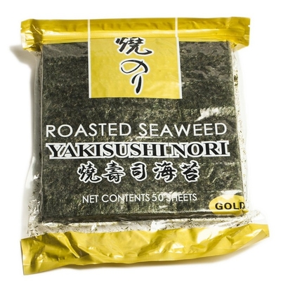 Le sushi japonais Nori Seaweed Roasted Seaweed Paper 50 de Yaki couvre