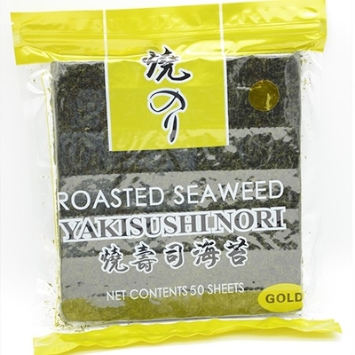 L'OEM nettoient à l'aspirateur les sushi japonais Nori Seaweed Dried Algae Sheets de Yaki