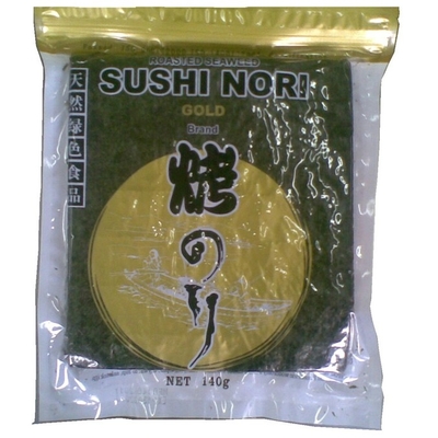 L'OEM nettoient à l'aspirateur les sushi japonais Nori Seaweed Dried Algae Sheets de Yaki