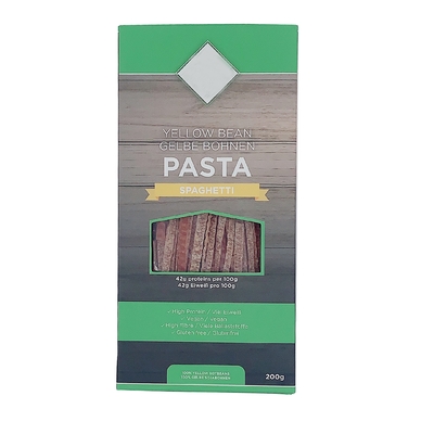 Nouilles chinoises organiques libres Bean Pasta Spaghetti noir de soja de gluten cacher halal