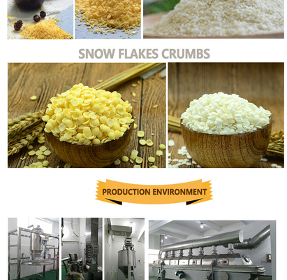 Ingrédients sains de farine de blé de chapelure des nourritures 6mm Panko de friture