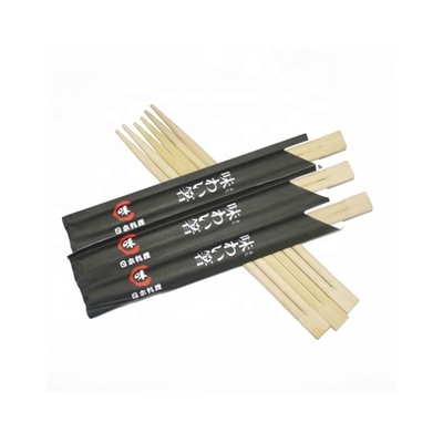 Baguettes en bambou jetables viables japonaises avec la douille de papier