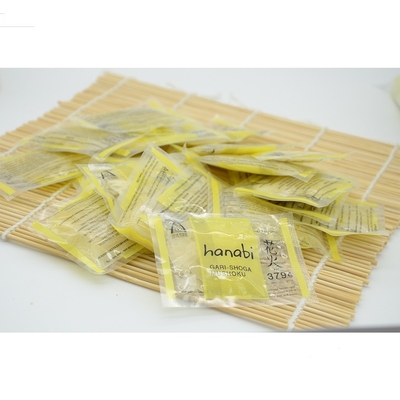 HACCP 10g découpé en tranches à emporter a mariné des sushi Ginger In Sweet Vinegar