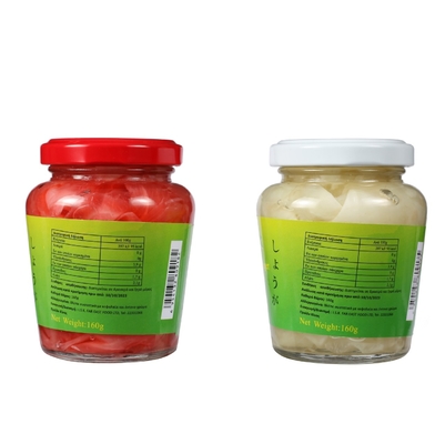Sushi marinés organiques frais Ginger Sliced And Strip 160g/bouteille