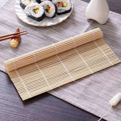 Les Japonais dénomment les sushi 27cm en bambou Mat White Natural Color de 24cm