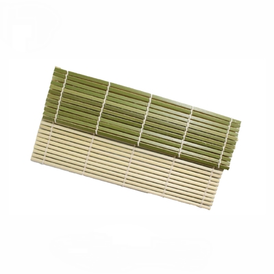 Roulement en bambou Mat Heat Resistant de sushi naturels verts de 24cm 27cm