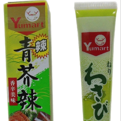 Le wasabi épicé de sushi saupoudre la poudre de assaisonnement 43g de Swasabi dans le tube