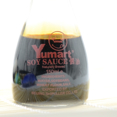 Sauce de soja en plastique de style chinois de la bouteille 150ml pour l'usage du Tableau de restaurants de sushi
