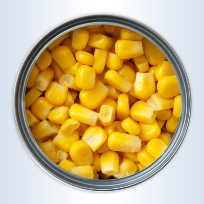 250G a mis en boîte des légumes congelant le maïs doux de noyau de maïs