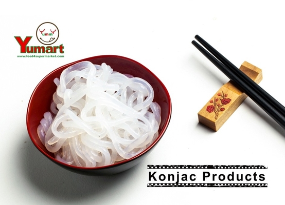 Nouille konjac japonaise insipide de Shirataki pour la forme de Fettuccine de spaghetti