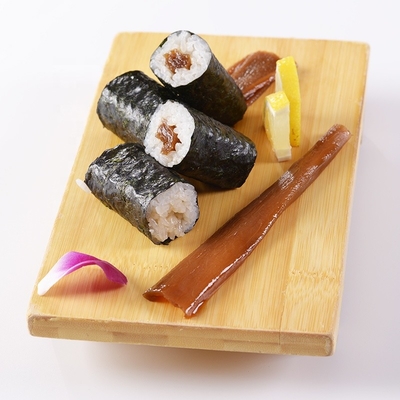 18cm Brown a mariné la tranche de bande de Kanpyo de sushi dans les sachets en plastique 100g