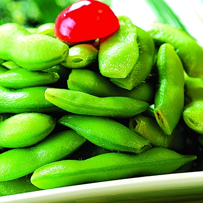 IQF a épluché le soja d'Edamame Beans Kernels Frozen Green avec des cosses