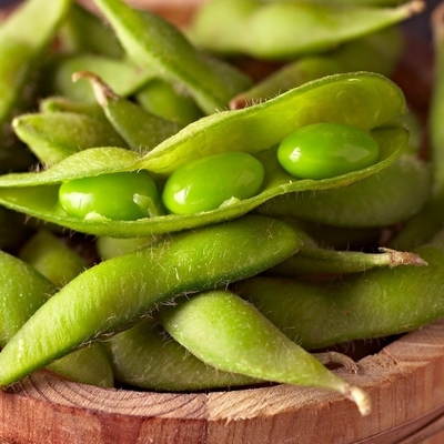 IQF a épluché le soja d'Edamame Beans Kernels Frozen Green avec des cosses