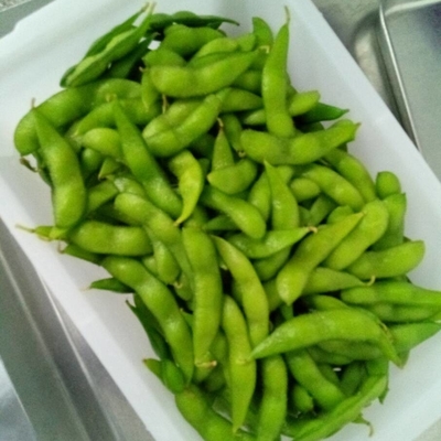 6cm Edamame Beans Mukimame congelé IQF ont écossé Edamame In Pod