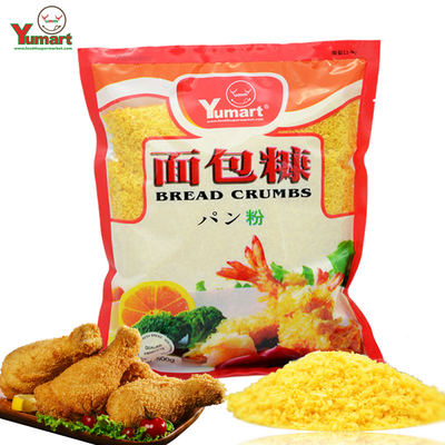 Miettes de pain japonaises blanches ou jaunes de 200g 2-15mm Panko pour Fried Food