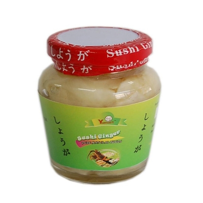 Sushi japonais Ginger Tasty Pickled Natural Halal 160g/bouteille d'OEM