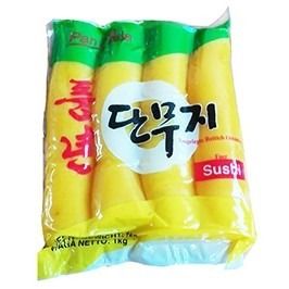 500g a mariné la tranche de Ginger Radish Takuan Oshinko Strip de sushi